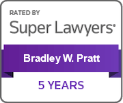 Bradley Pratt Superlawyers 5 Years Logo