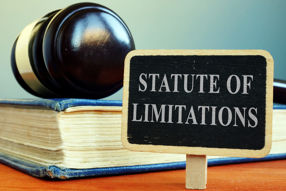 Statute of limitations for personal injury book.